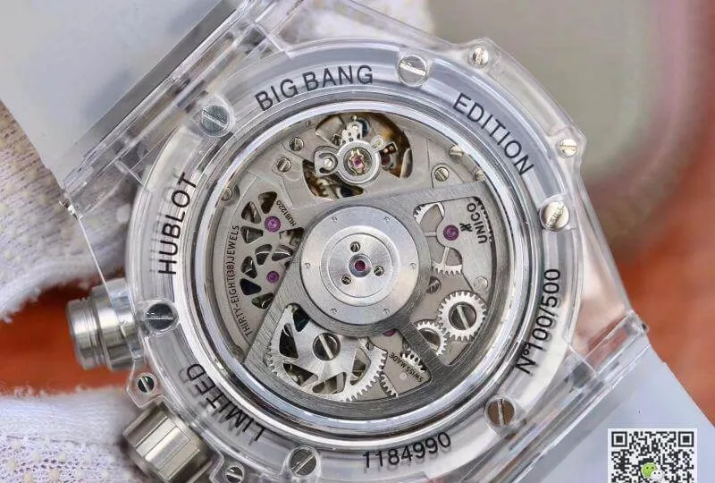 Hublot Big Bang Unico 411.JX.4802.RT Mechanical Watches 1:1 Best Edition Replica Watch Swiss ETA1242 Rubber Strap